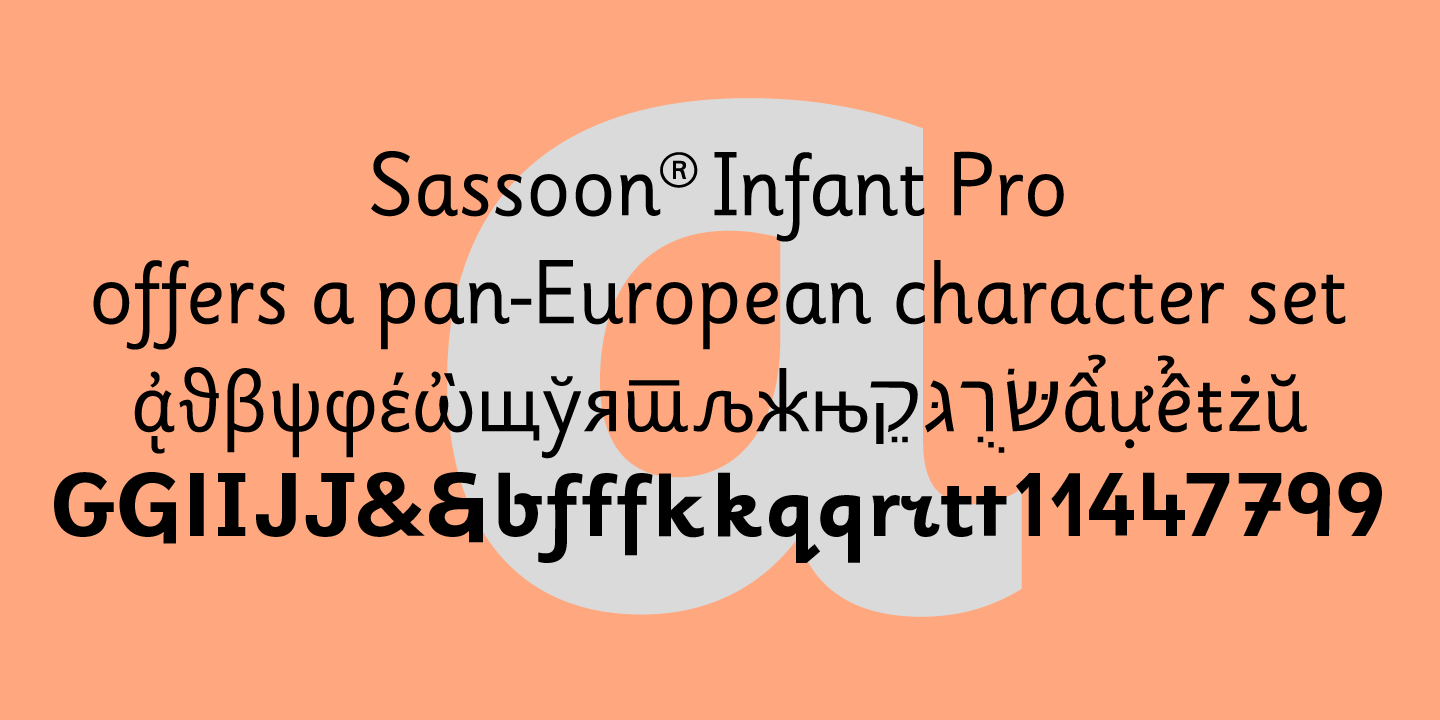 Sassoon Infant Pro Font